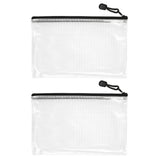 18 A5 Mesh Zipper Pouch, Zipper File Bags for School and Travel