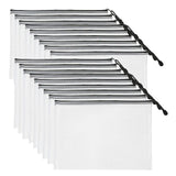 18 Pack Mesh Zipper Pouch Document Bag 4A Waterproof Document Pouch