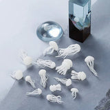 18 Pcs Mini Jellyfish Resin Filler Epoxy Mold DIY Crafts Jewelry Making