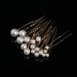 18 Pcs Pearls Hair Pins Clips for Bride Wedding Hair Accessories