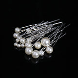 18 Pcs Pearls Hair Pins Clips for Bride Wedding Hair Accessories