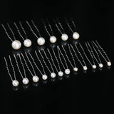 18 Pcs Pearls Hair Pins Clips for Bride Wedding Hair Accessories