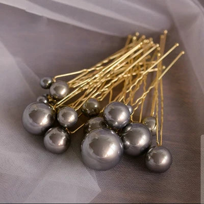 18 Pcs European Women Pearls Hairpins Wedding Hair Accessories