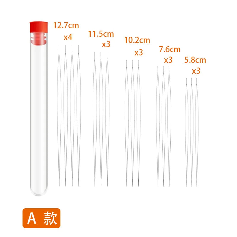 18-Piece Beading Needle Set for Jewelry Making