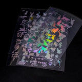 18 Sheet Resin Supplies Kit, Decorate Stickers for Silicone Molds