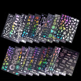 18 Sheet Resin Supplies Kit, Decorate Stickers for Silicone Molds