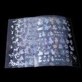 18 Sheets Resin Supplies Kit, Transparent Decorate Stickers for Resin Molds