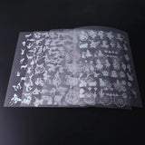 18 Sheets Resin Supplies Kit Holographic Magic Stickers for Silicone Molds