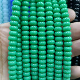 Multicolor Natural Stone Abacus Jades Chacledony Rondelle Beads