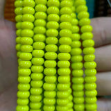 Multicolor Natural Stone Abacus Jades Chacledony Rondelle Beads