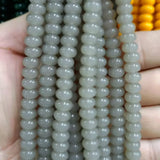 Multicolor Natural Stone Abacus Jades Chacledony Rondelle Beads