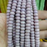 Multicolor Natural Stone Abacus Jades Chacledony Rondelle Beads