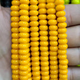 Multicolor Natural Stone Abacus Jades Chacledony Rondelle Beads