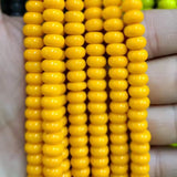 Multicolor Natural Stone Abacus Jades Chacledony Rondelle Beads