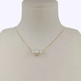18" 925 Silver Pendant Necklace with Freshwater Baroque Pearl