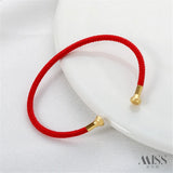 C-Shaped Braided Rope Bracelet for Adults, DIY Transit Couple Bracelet