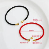 C-Shaped Braided Rope Bracelet for Adults, DIY Transit Couple Bracelet