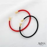 C-Shaped Braided Rope Bracelet for Adults, DIY Transit Couple Bracelet
