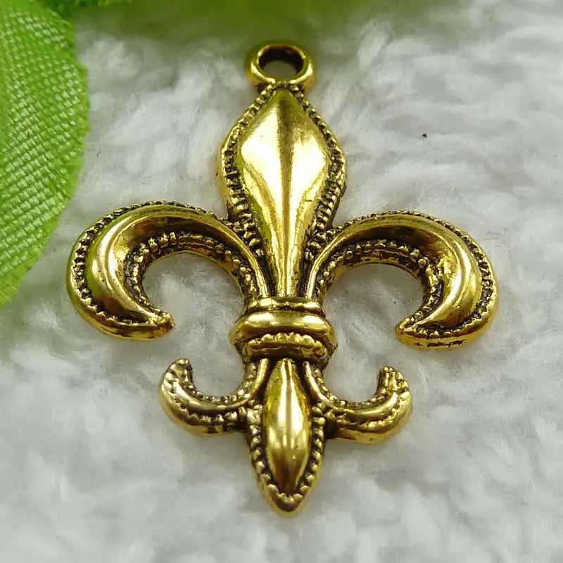 180 Plated Charms 30x22mm #1483