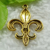 180 Plated Charms 30x22mm #1483