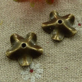180 Pcs Bronze Plated Bead Cap 18x18mm #2827