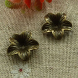180 Pcs Bronze Plated Bead Cap 18x18mm #2827