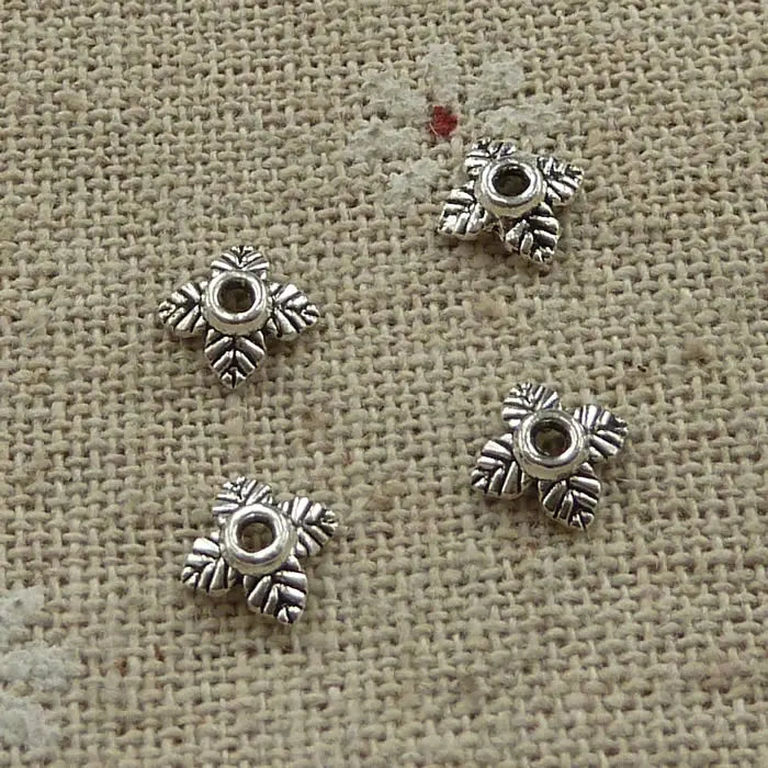Tibetan Silver Bead Cap 6x2mm #3943
