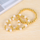 1800Pcs Beads Making Kit, Round & Alphabet Beads, Pearl Beads & Elastic String
