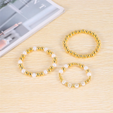 1800Pcs Beads Making Kit, Round & Alphabet Beads, Pearl Beads & Elastic String