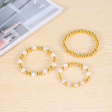1800Pcs Beads Kit, Spacer, Alphabet & Pearl Beads, Elastic String DIY Bracelet