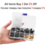 1800pcs Stainless Steel Earring Posts Earring Backs Kit