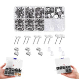 1800pcs Stainless Steel Earring Posts Earring Backs Kit