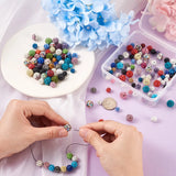 180Pcs Rhinestone Polymer Clay Disco Ball Beads For Jewelry Making DIY