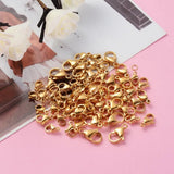 180Pcs Stainless Steel Lobster Clasps Hooks w/ Jump Ring for Jewelry Making