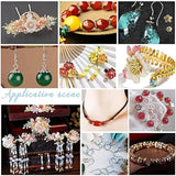 180Pcs Alloy Flower Bead Cap Spacers 6Styles for Jewelry Making