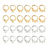 180Pcs Golden Plated Huggie Hoop Earring Hooks for DIY Earrings