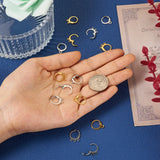 180Pcs Golden Plated Huggie Hoop Earring Hooks for DIY Earrings