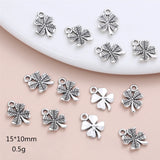 180Pcs Girly Four Clover Dangle Charms DIY Jewelry Making Supplies
