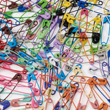 180pcs Iron Safety Pins Small Brooch DIY Sewing Needles 18 Colors