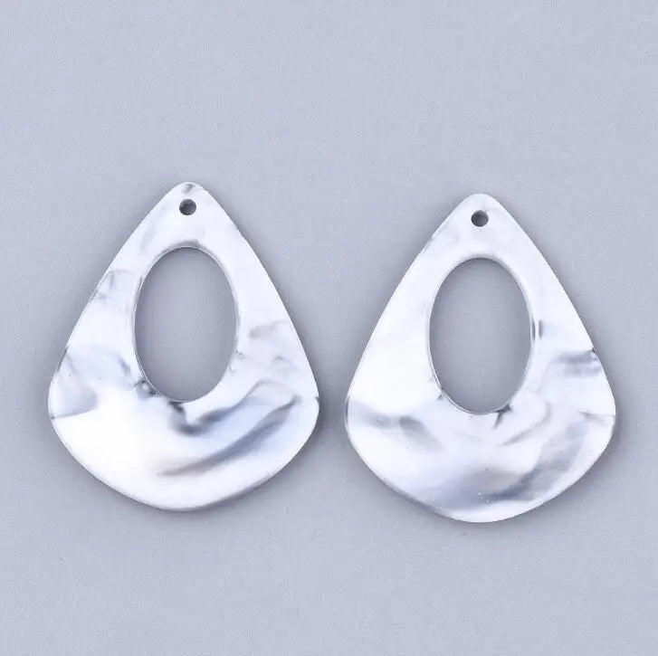 183pcs Water Drop Acrylic Charms for DIY Jewelry Making Earrings