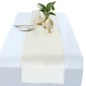 Satin Table Runner for Wedding Party Decor