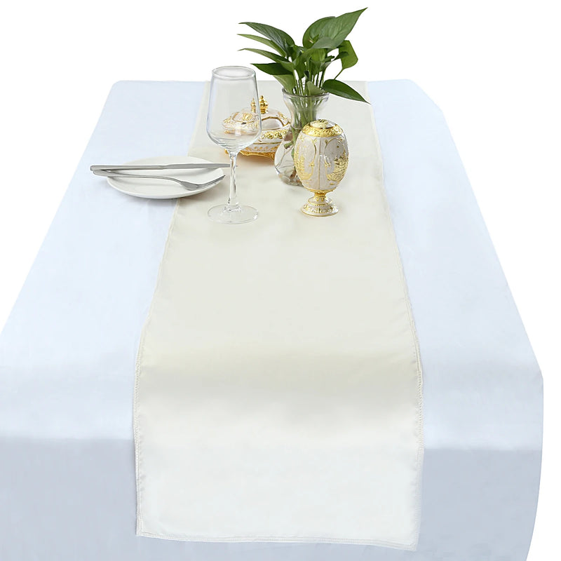 Satin Table Runner for Wedding Party Decor