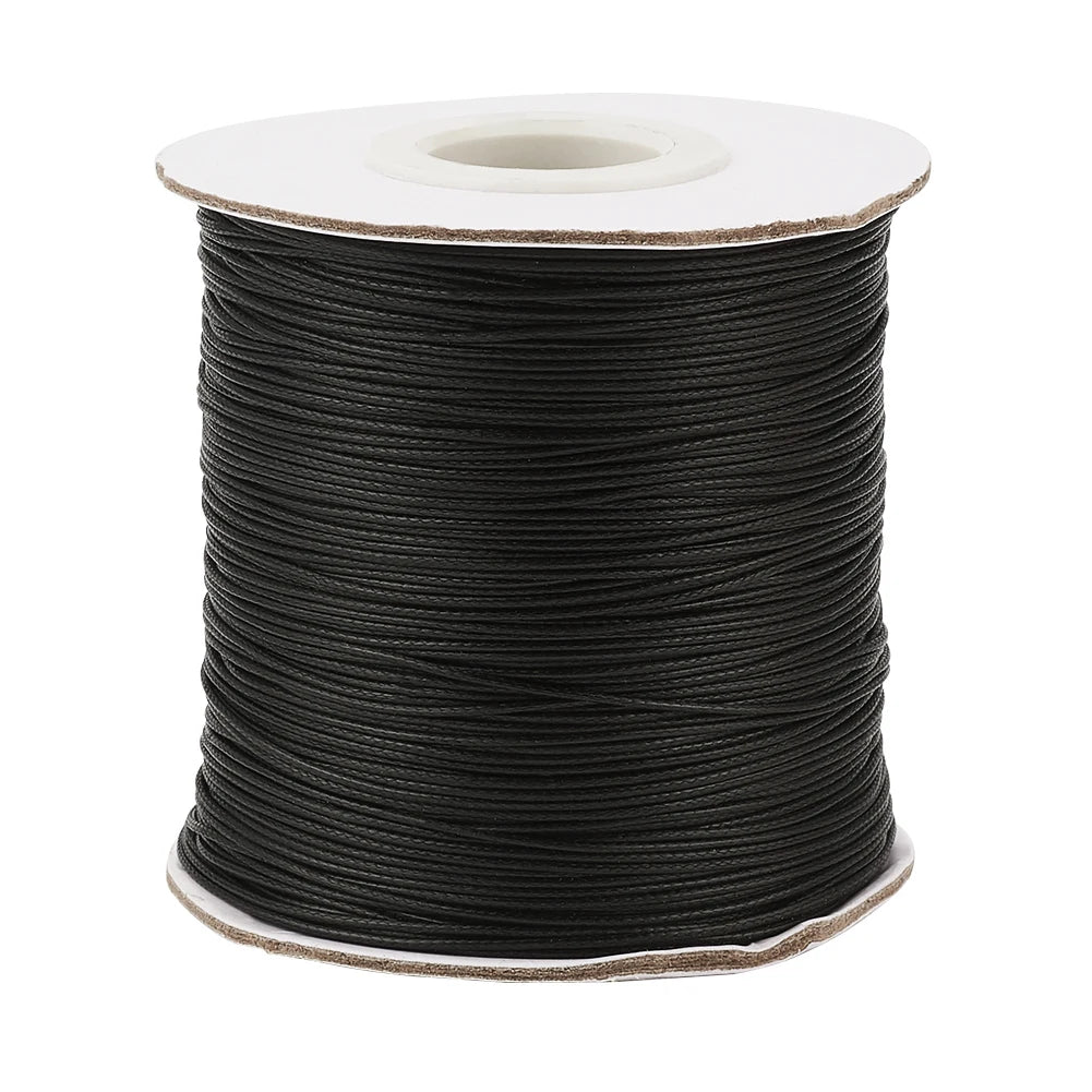 185yd Waxed Polyester Cord Stringing Beads Thread 0.8mm