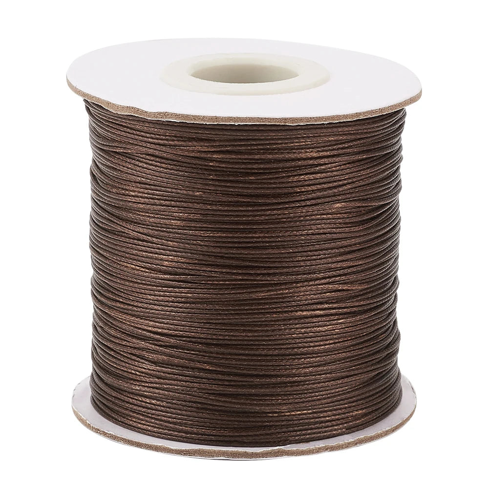 185yd Waxed Polyester Cord Stringing Beads Thread 0.8mm