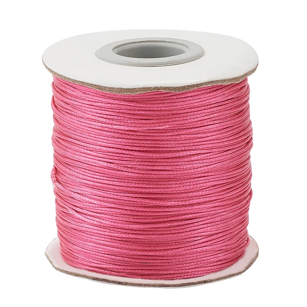 185yd Waxed Polyester Cord Stringing Beads Thread 0.8mm