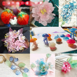 188Pcs Heat Shrink Kit with 166PCS Keychains Accessories for Kids DIY Craft
