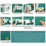 188Pcs Clear Shrink Fun Paper Craft Kit