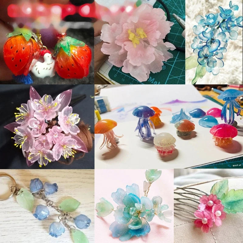 188Pcs Clear Shrink Fun Paper Craft Kit