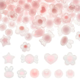 189Pcs Mixed Acrylic Beads in Bead Faceted Frosted 9.5-16.5x9-21x6-11.5mm