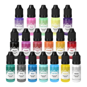 18-Color Translucent Epoxy Resin Pigment for Coloring Resin Jewelry